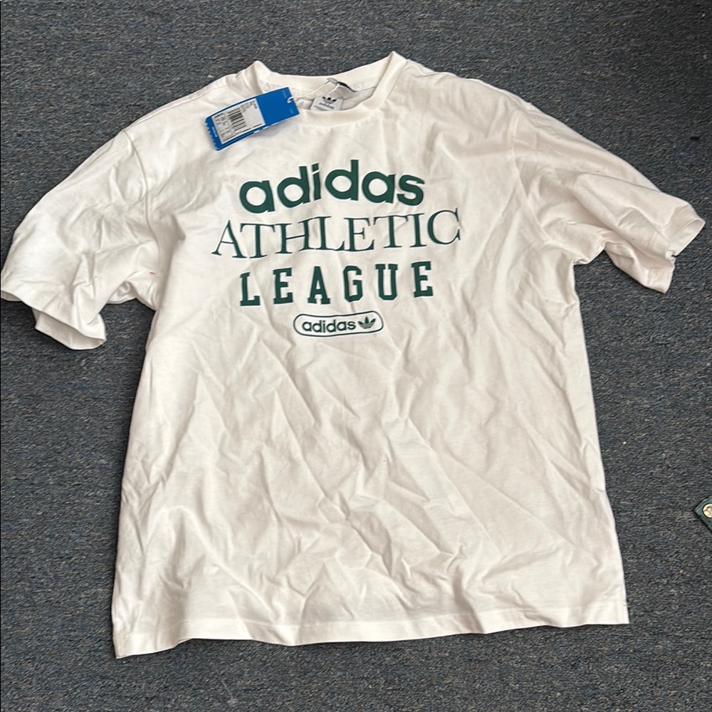 Adidas White Athletic League Men's Shirt